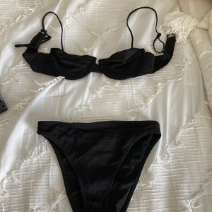 Extra Small black triangl bikini